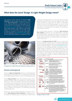 Preview: What Does the Word 'Design' in Light Weight Design Mean? - 5 Pages