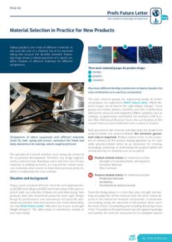 Preview: Material Selection in Practice for New Products - 5 Pages