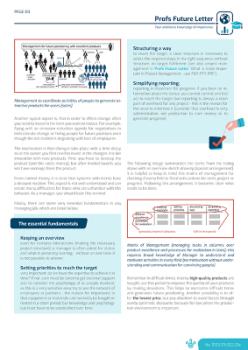 Preview: Main Tasks of Management for Future Positioning - 5 Pages