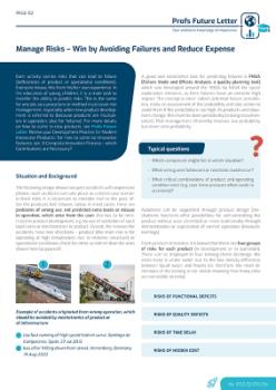 Preview: Manage Risks – Win by Avoiding Failures and Reduce Expense - 6 Pages