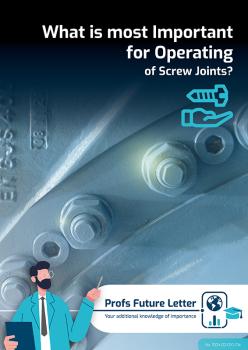 What is most Important for Operating of Screw Joints? - 6 Pages