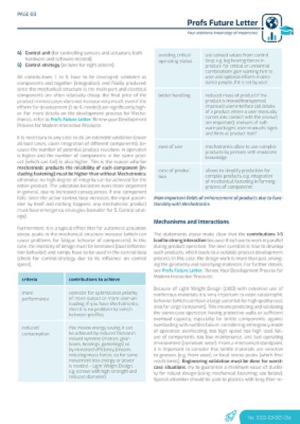 Why are Products with Mechatronic Functions of Special Interest? - 5 Pages